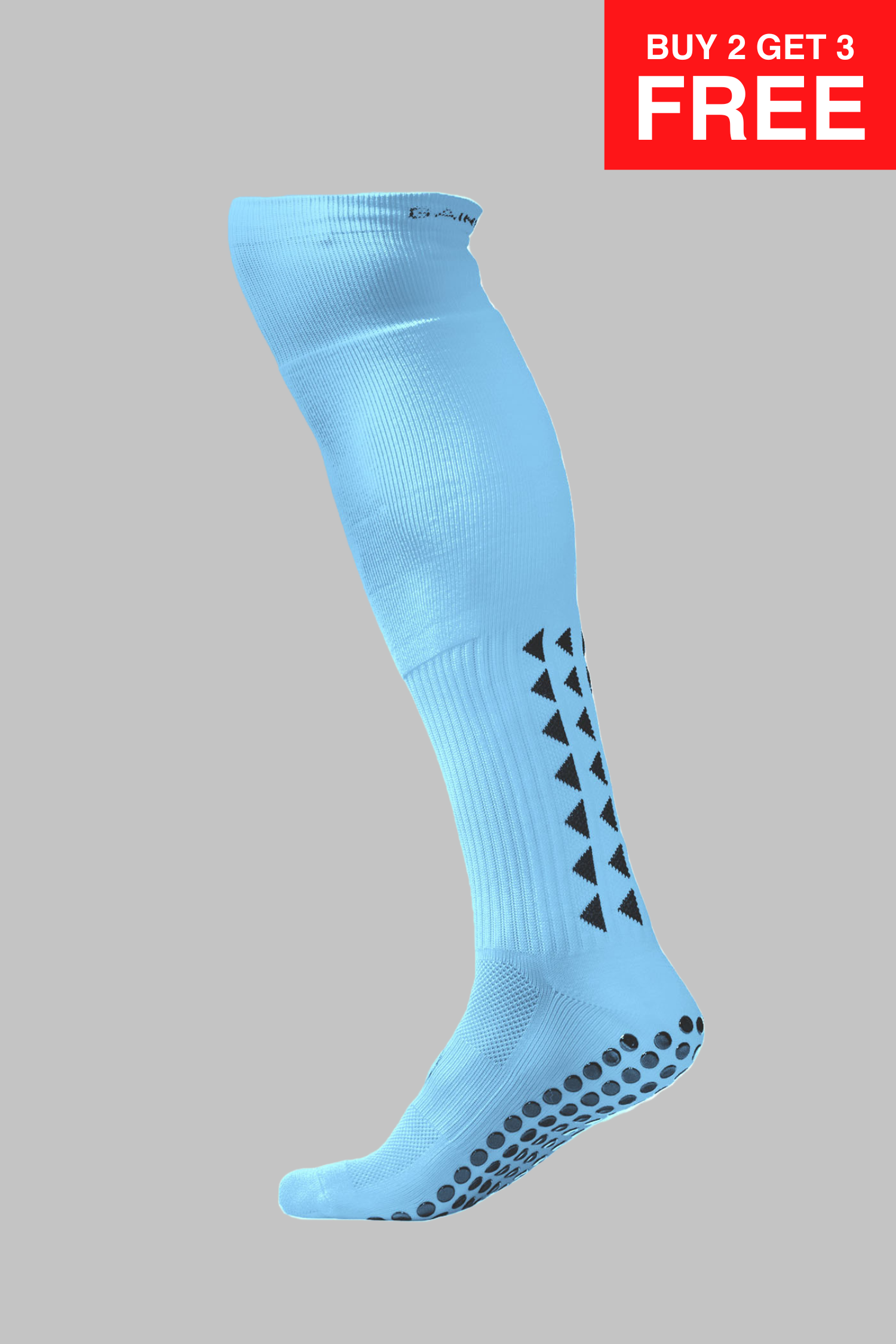 GRIP SOCKS 2.0  Full Length - Light Blue