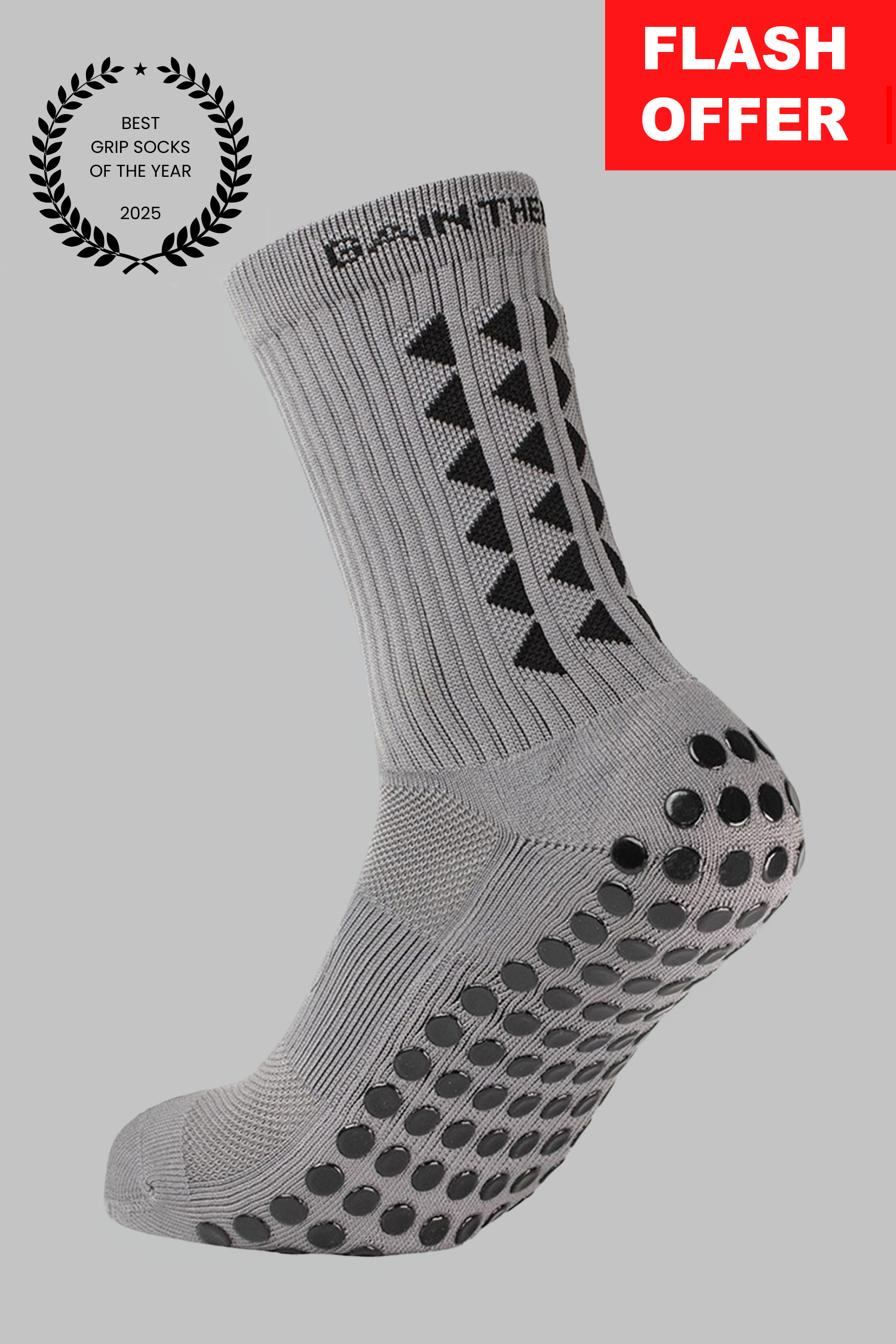 GRIP SOCKS 3.0  MidCalf Length - Grey