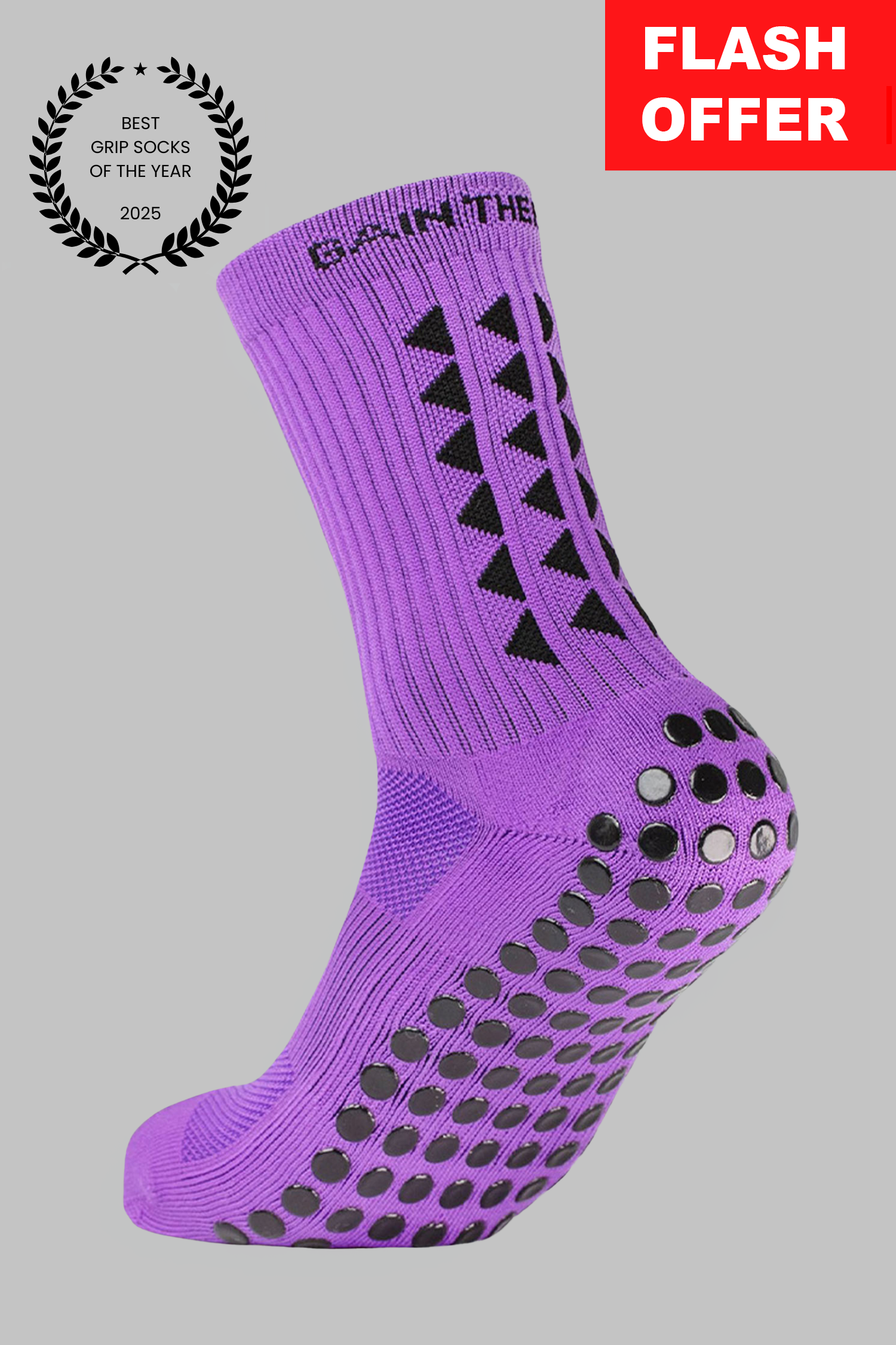 GRIP SOCKS 3.0  MidCalf Length - Purple