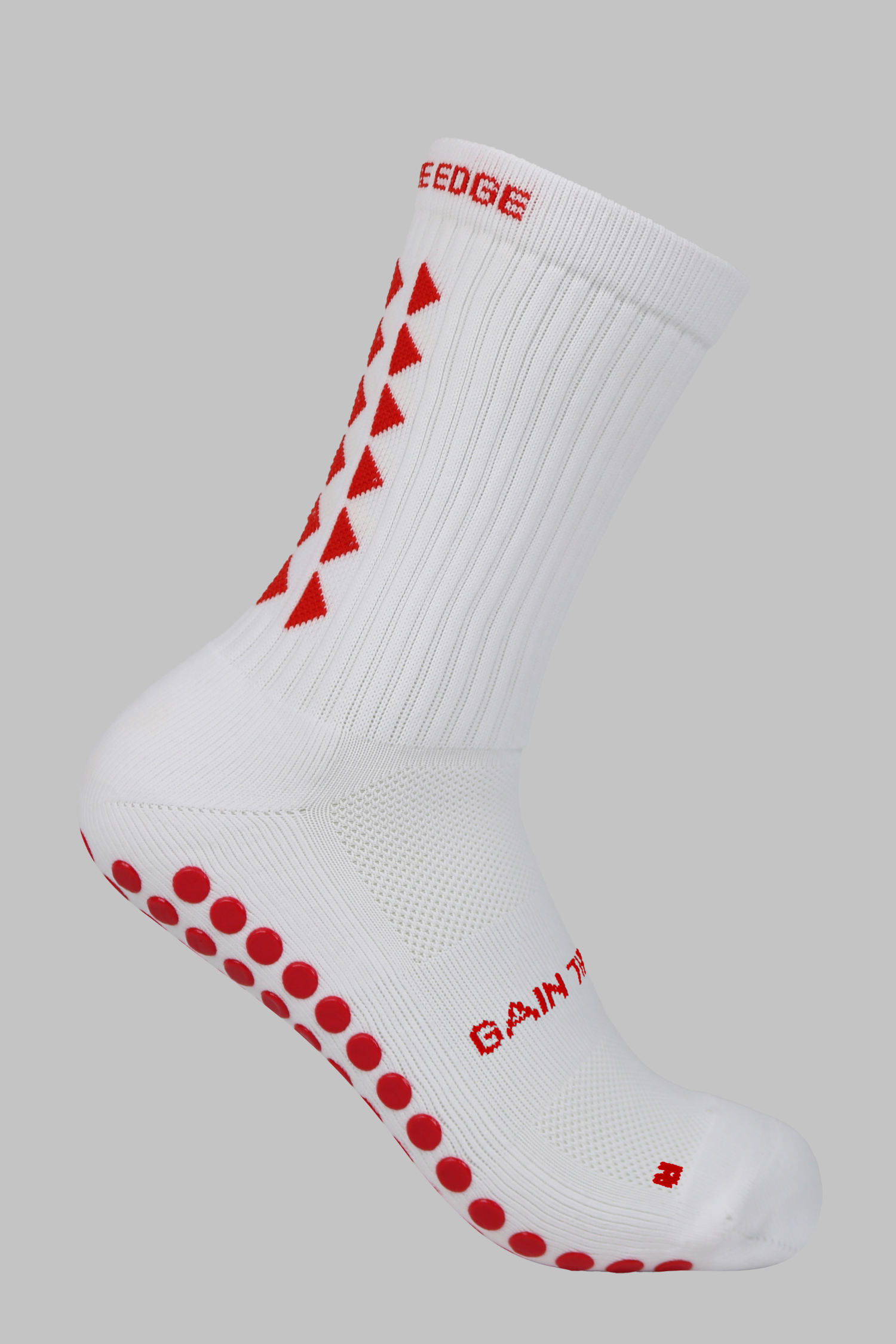 LIMITED EDITION GRIP SOCKS 3.0 - White & Red