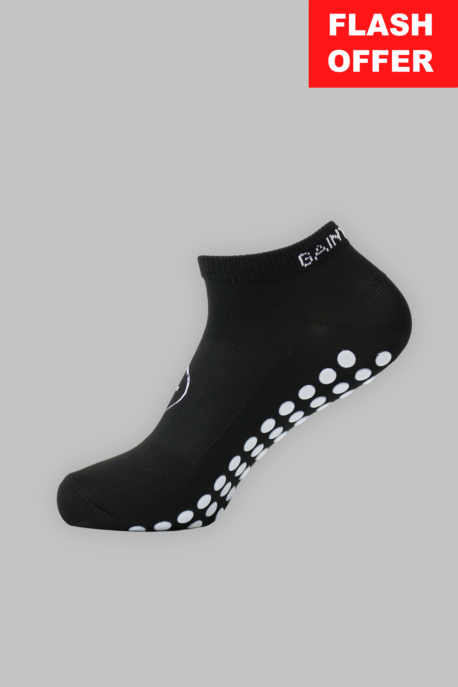 Ankle Grip Socks - Black