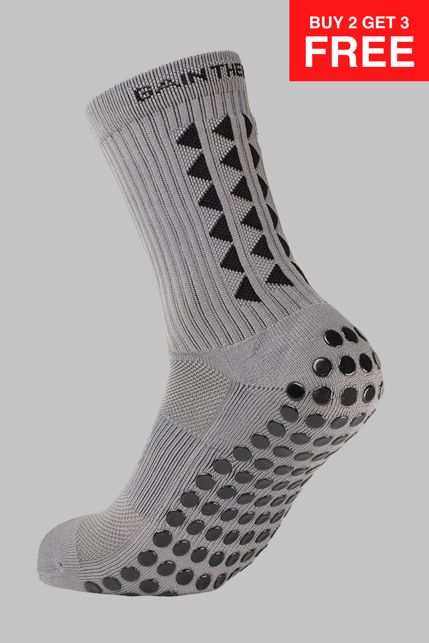 GRIP SOCKS 3.0  MidCalf Length - Grey