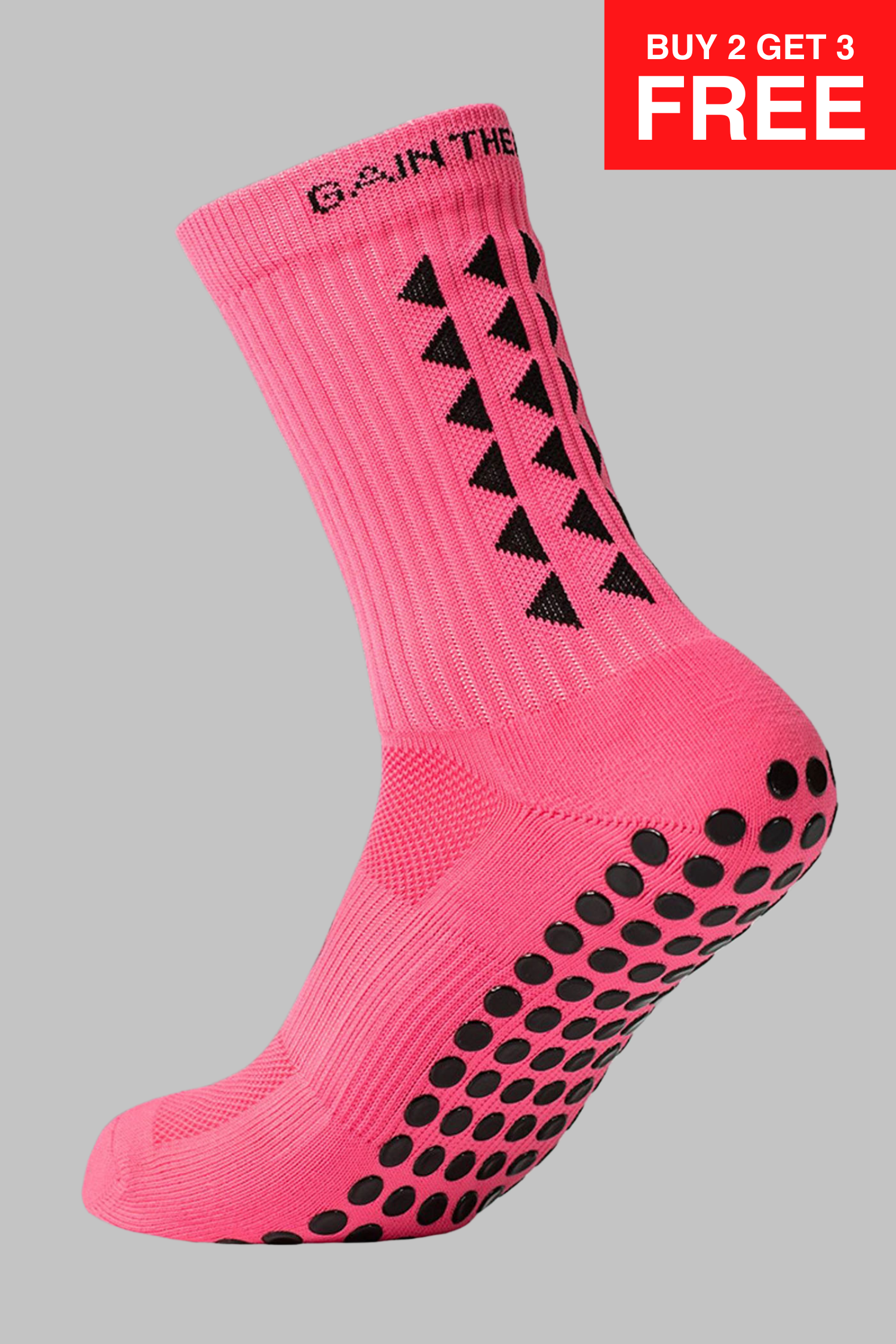 GRIP SOCKS 3.0  MidCalf Length - Pink