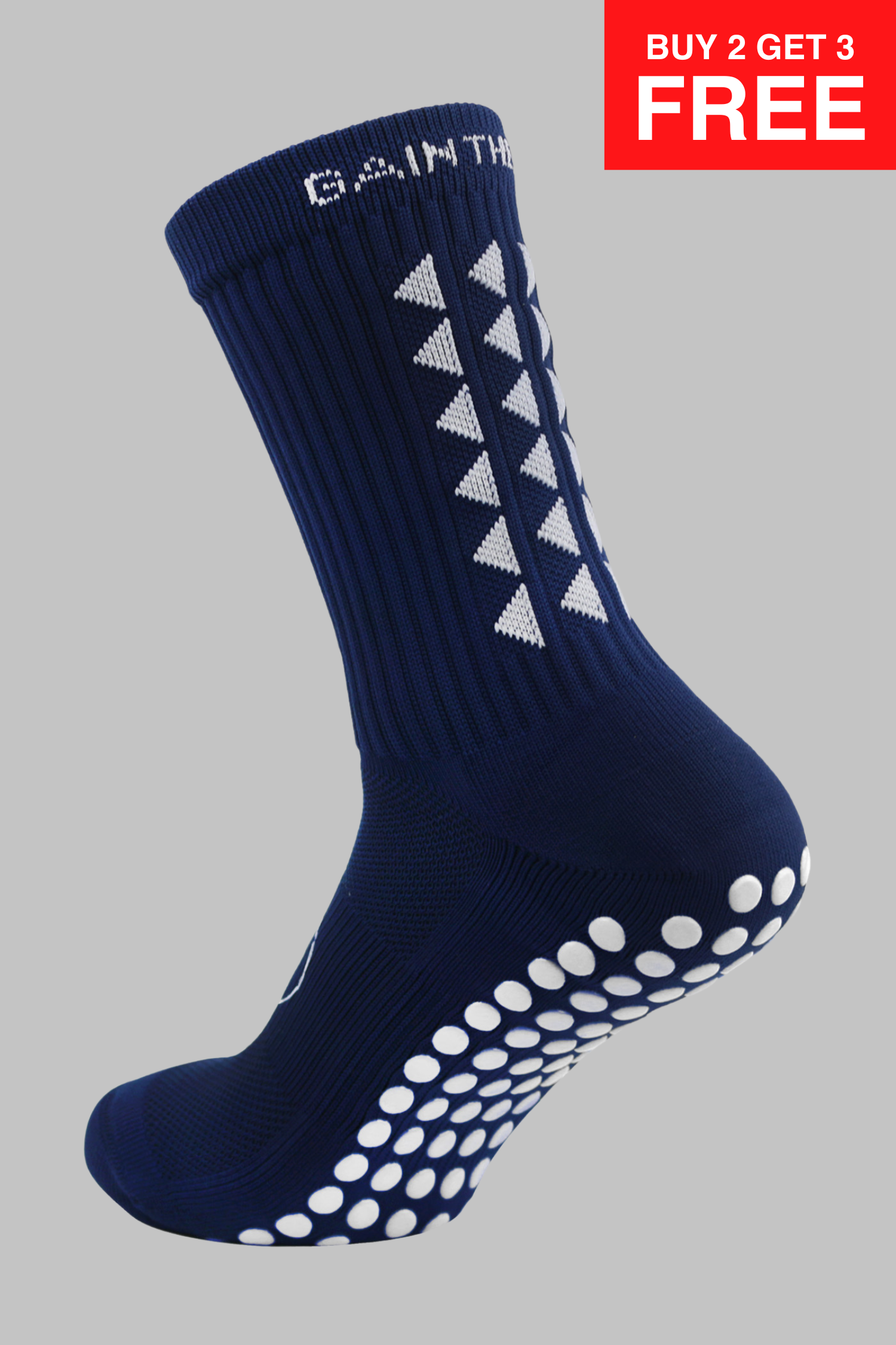 GRIP SOCKS 3.0  MidCalf Length - Navy Blue