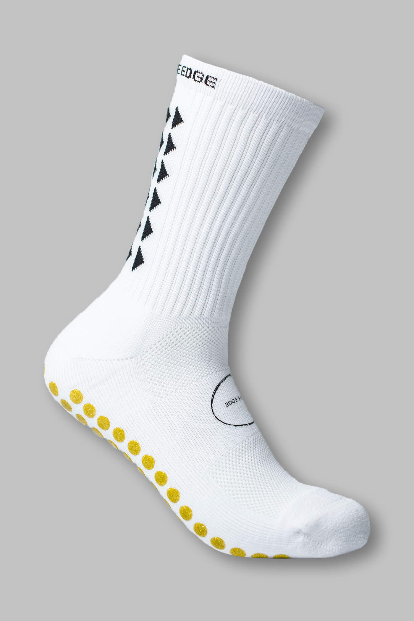 LIMITED EDITION GRIP SOCKS 2.0 - White & Gold Grip - Gain The Edge Official